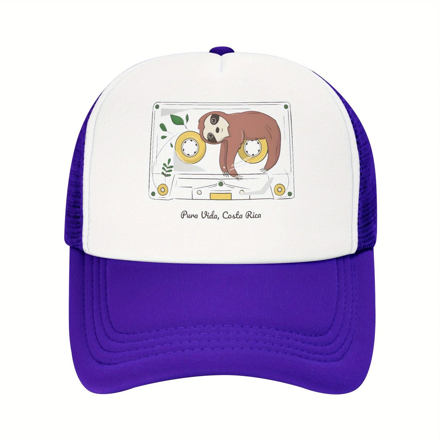 Sloth On Cassette Tape Baseball Cap