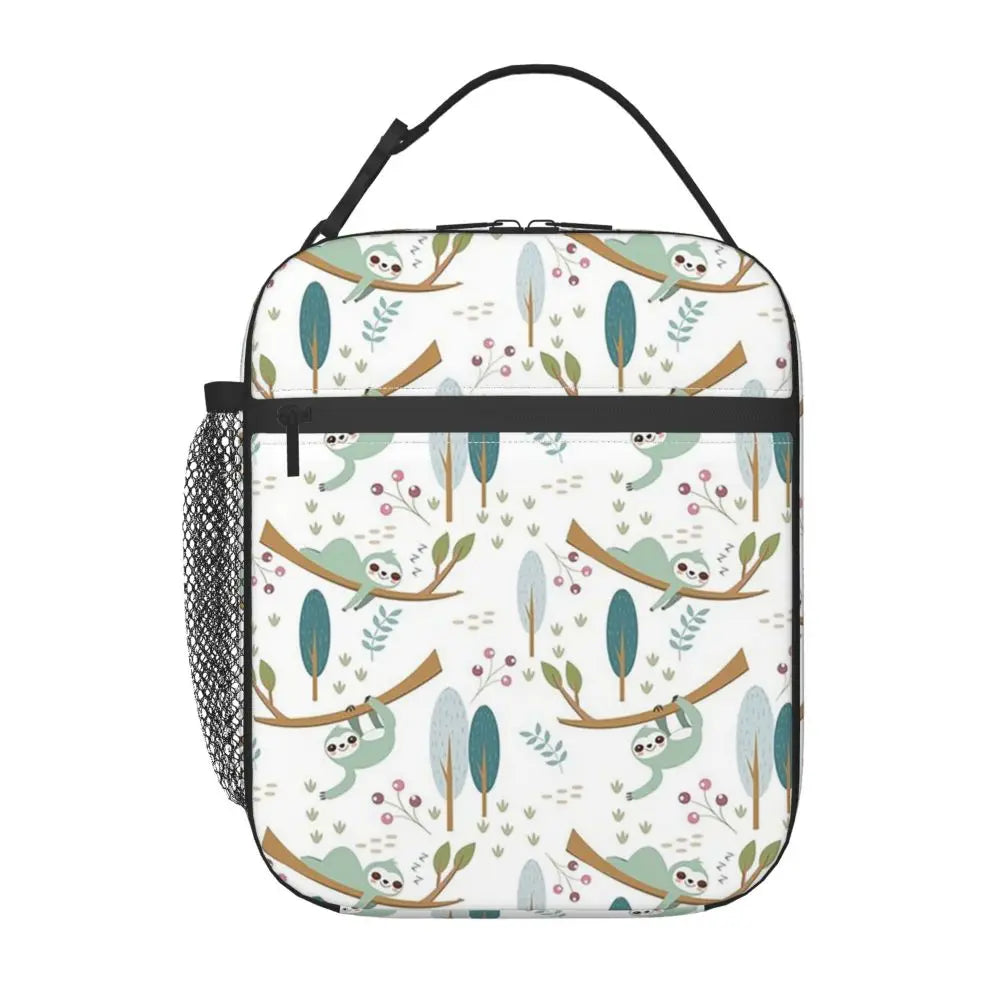 Sleeping Sloth Insulated Lunch Bag
