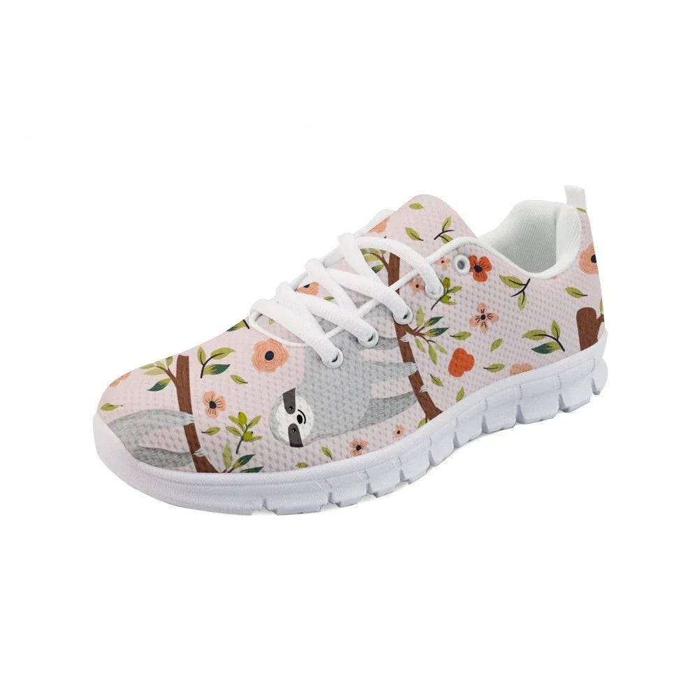 Sloth On A Branch Sneakers