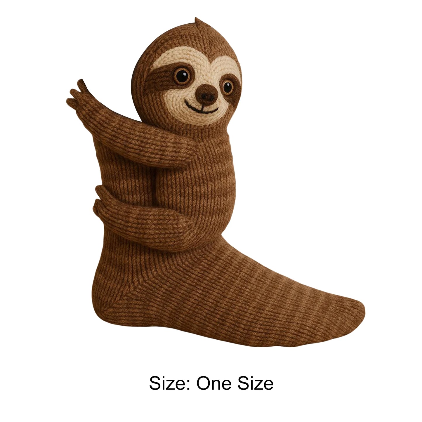 3D Novelty Sloth Socks