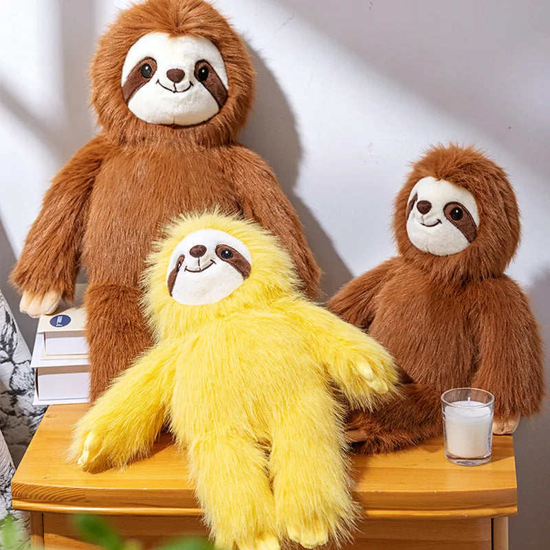 Long Haired Sloth Soft Plush Toy