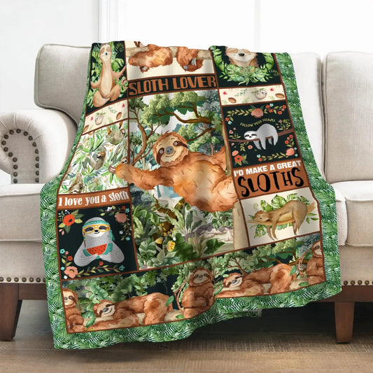 Sloth Theme Blankets