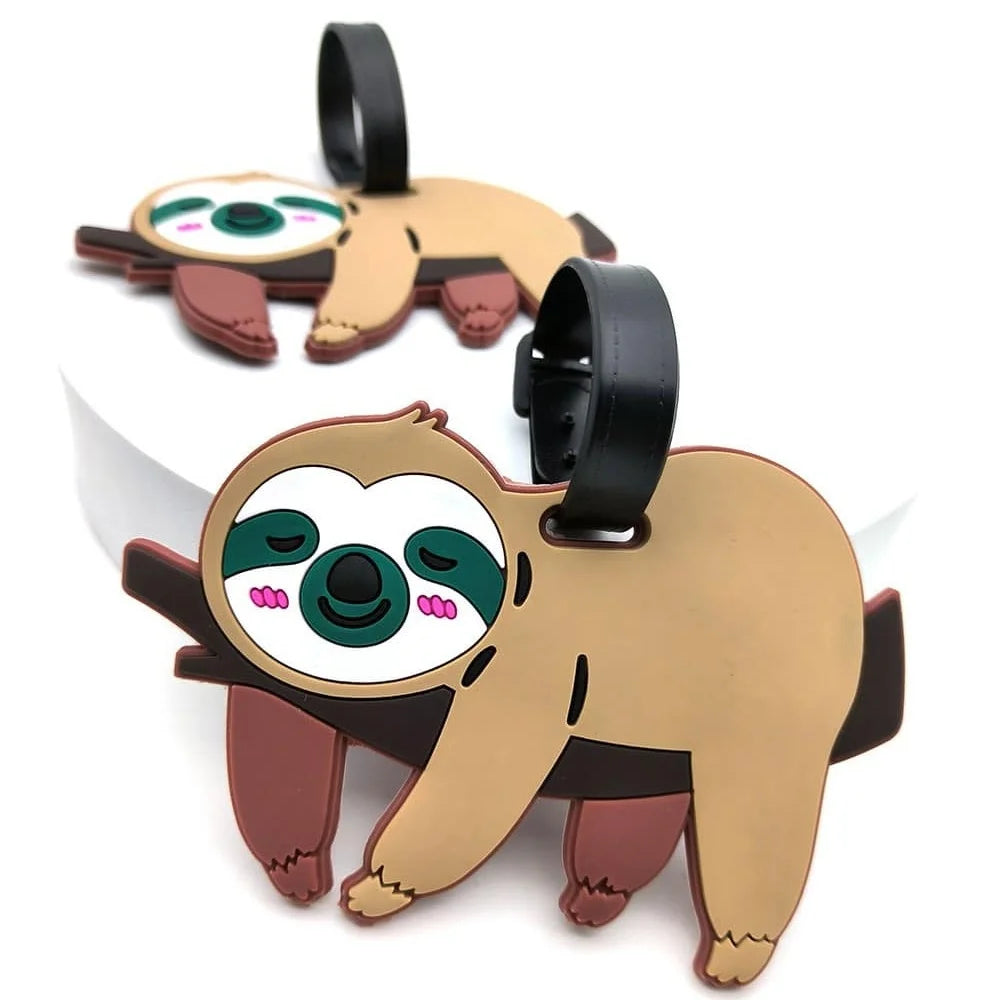 Cute Sloth Luggage Tags