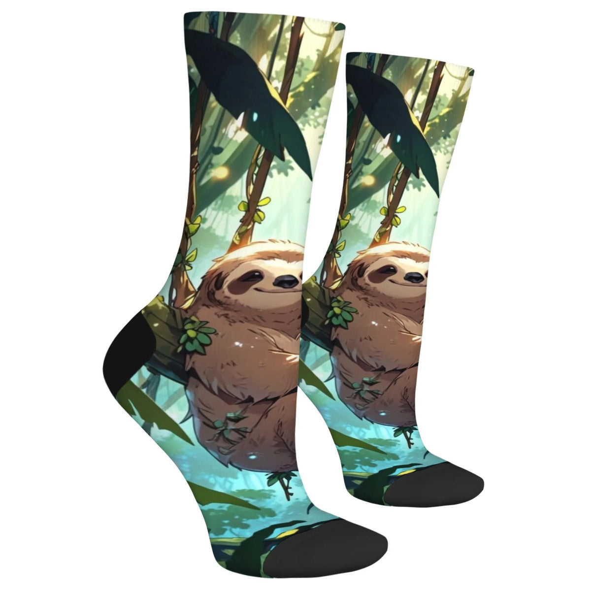 Jungle Sloth Socks