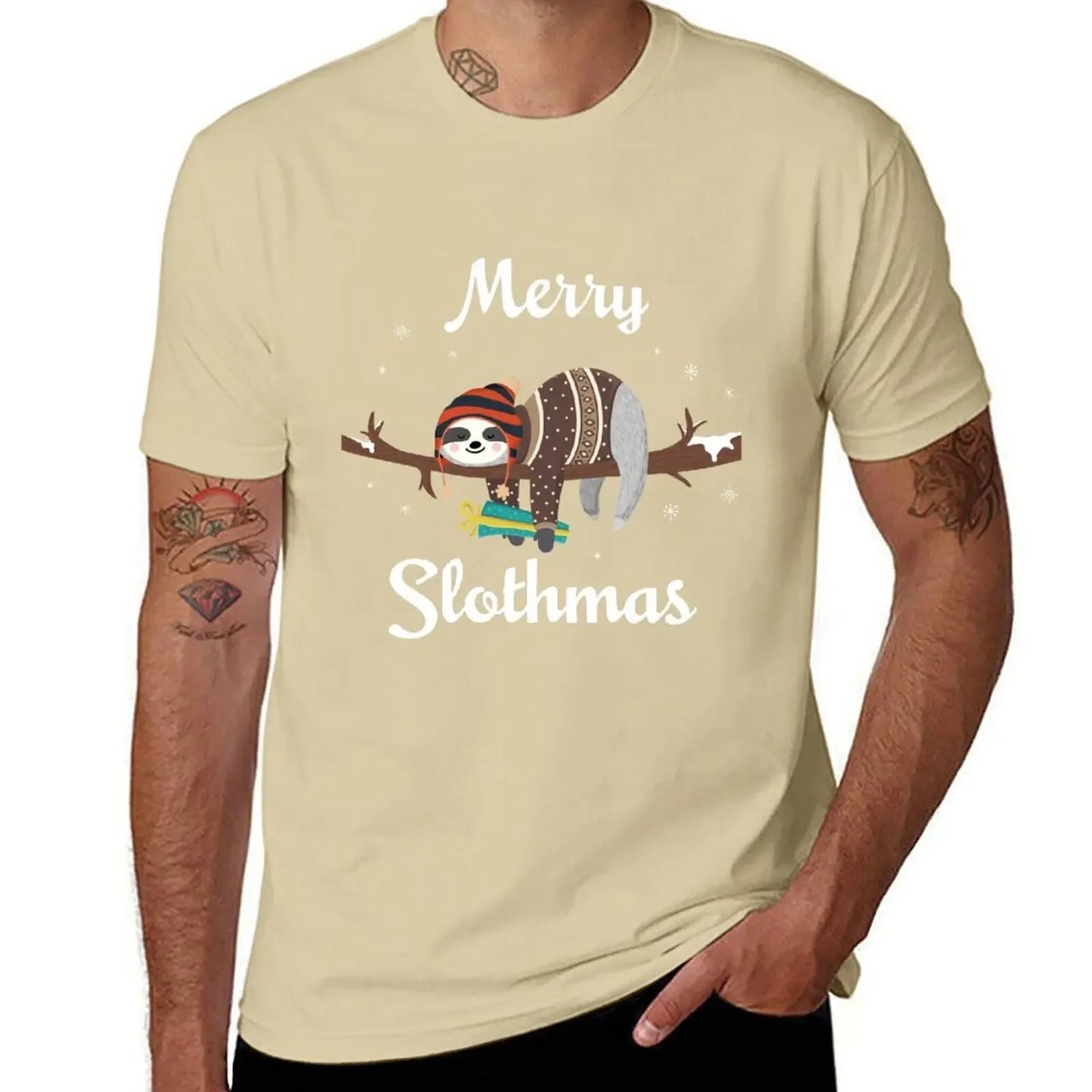 Merry Slothmas Christmas T-Shirt