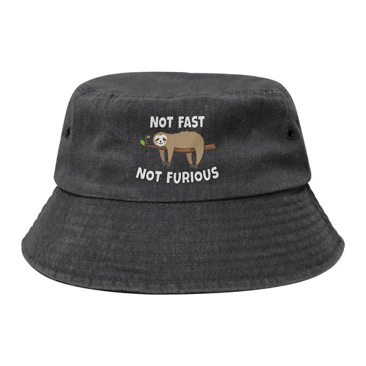 Not Fast Not Furious Sloth Bucket Hat product photo 1