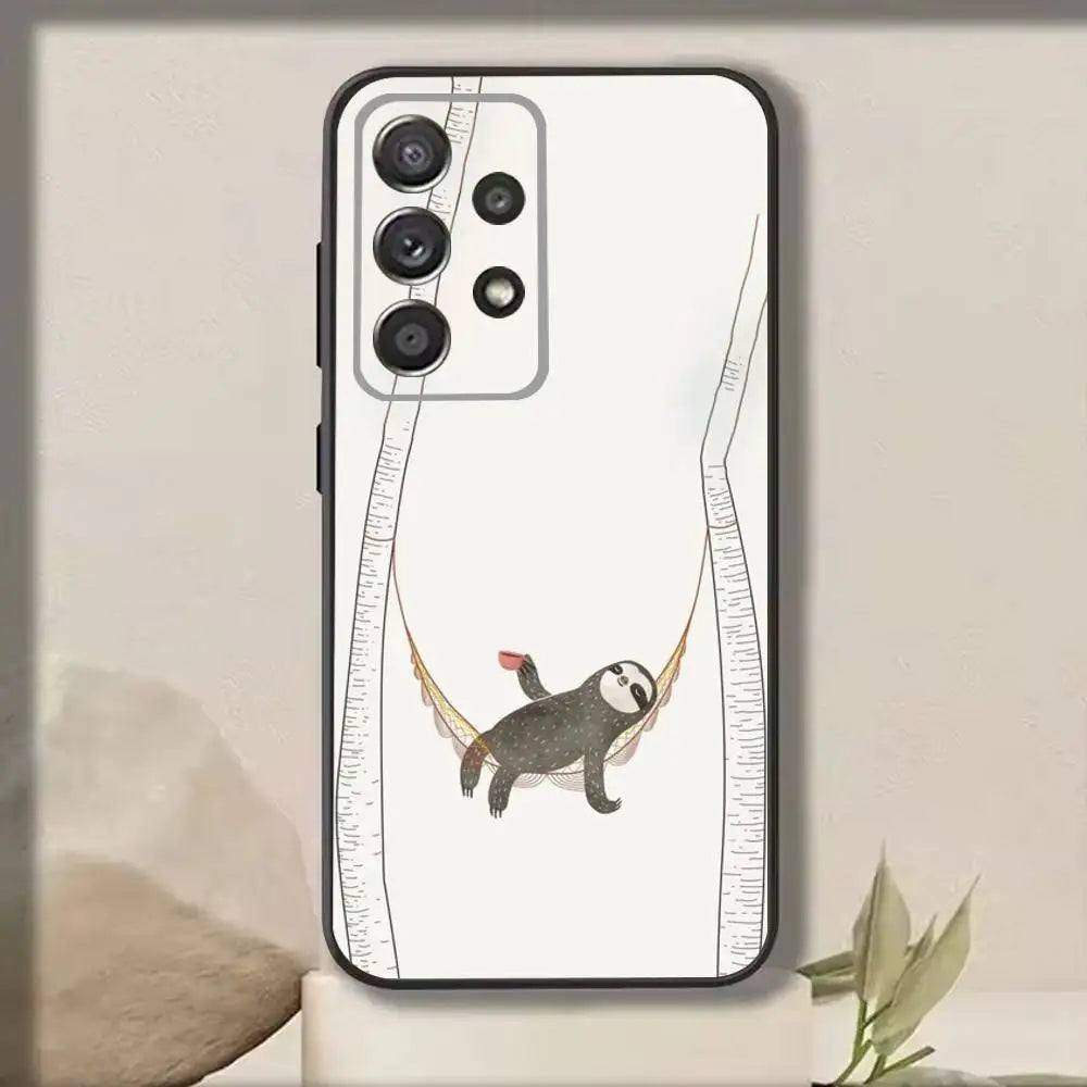 Sloth In Hammock Samsung Phone Case