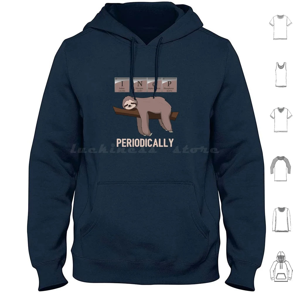 I Nap Periodically Sloth Hoodie