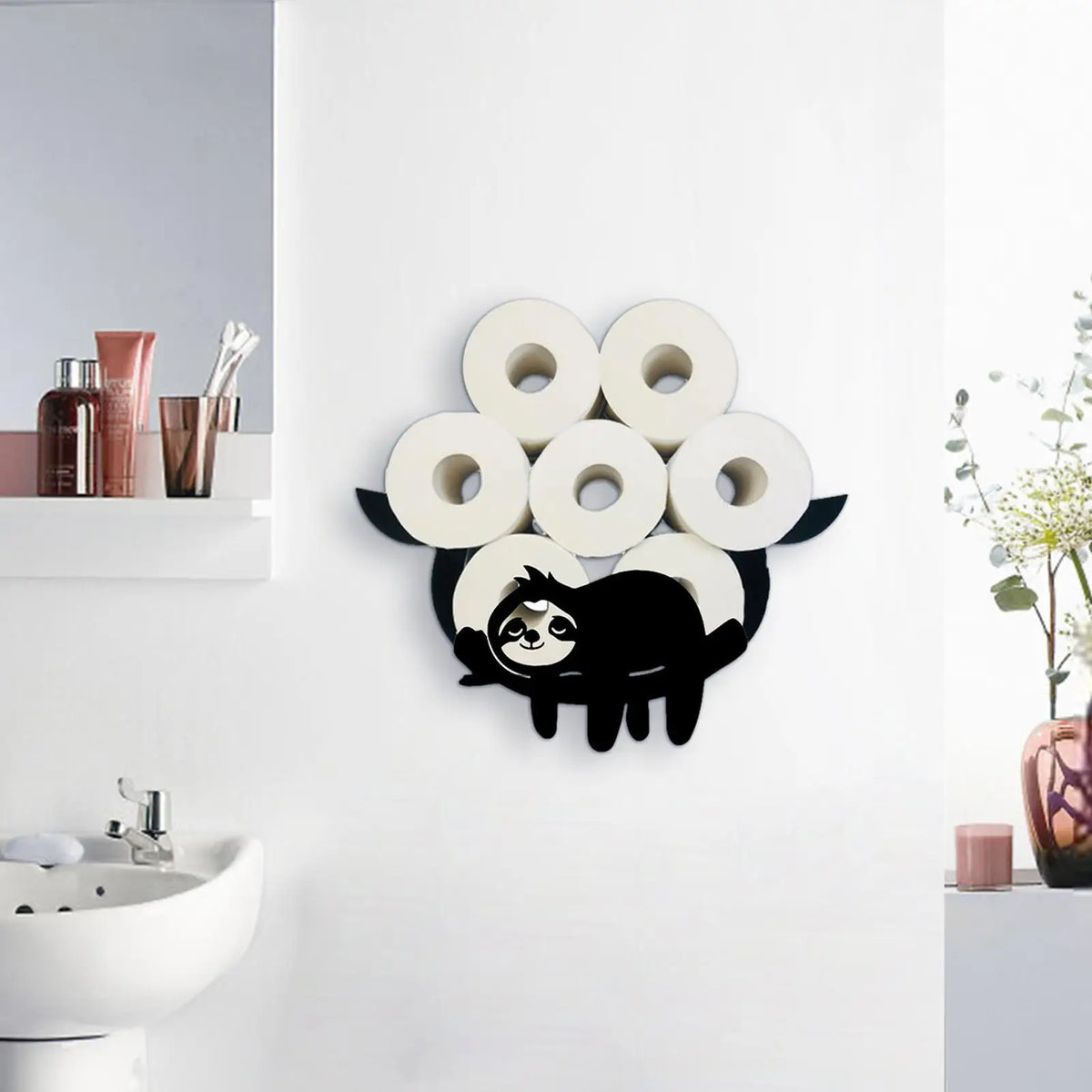 Sloth Toilet Paper Holder Wall Mounted