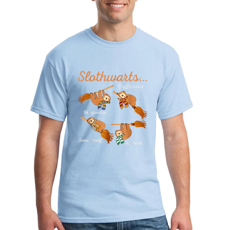 Slothwarts T Shirts Oversized