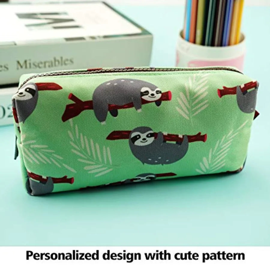 Sloth Super Large Capacity Pencil Case