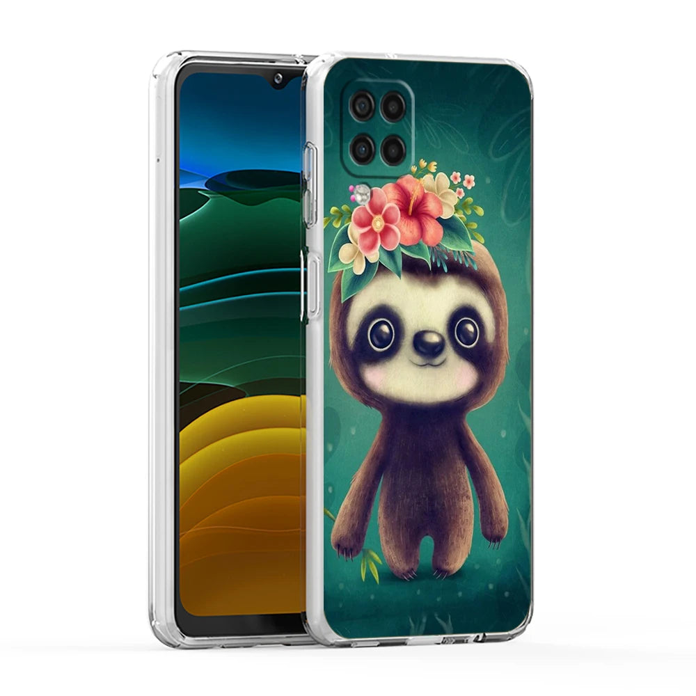 Sloth & Flowers Samsung Phone Case product photo