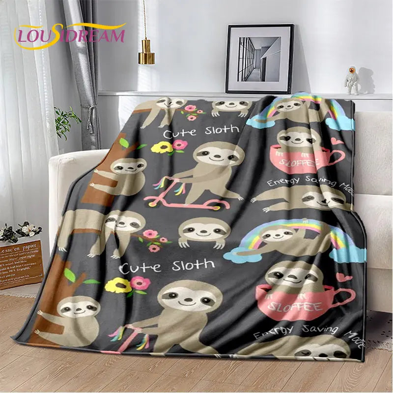 Cute Sloth Blanket