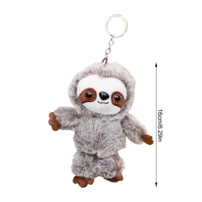 Stuffed Sloth Keyring Cute Bag Charm keyring