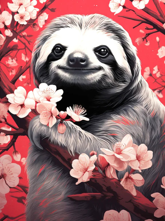 Sloth Diamond Art Kit