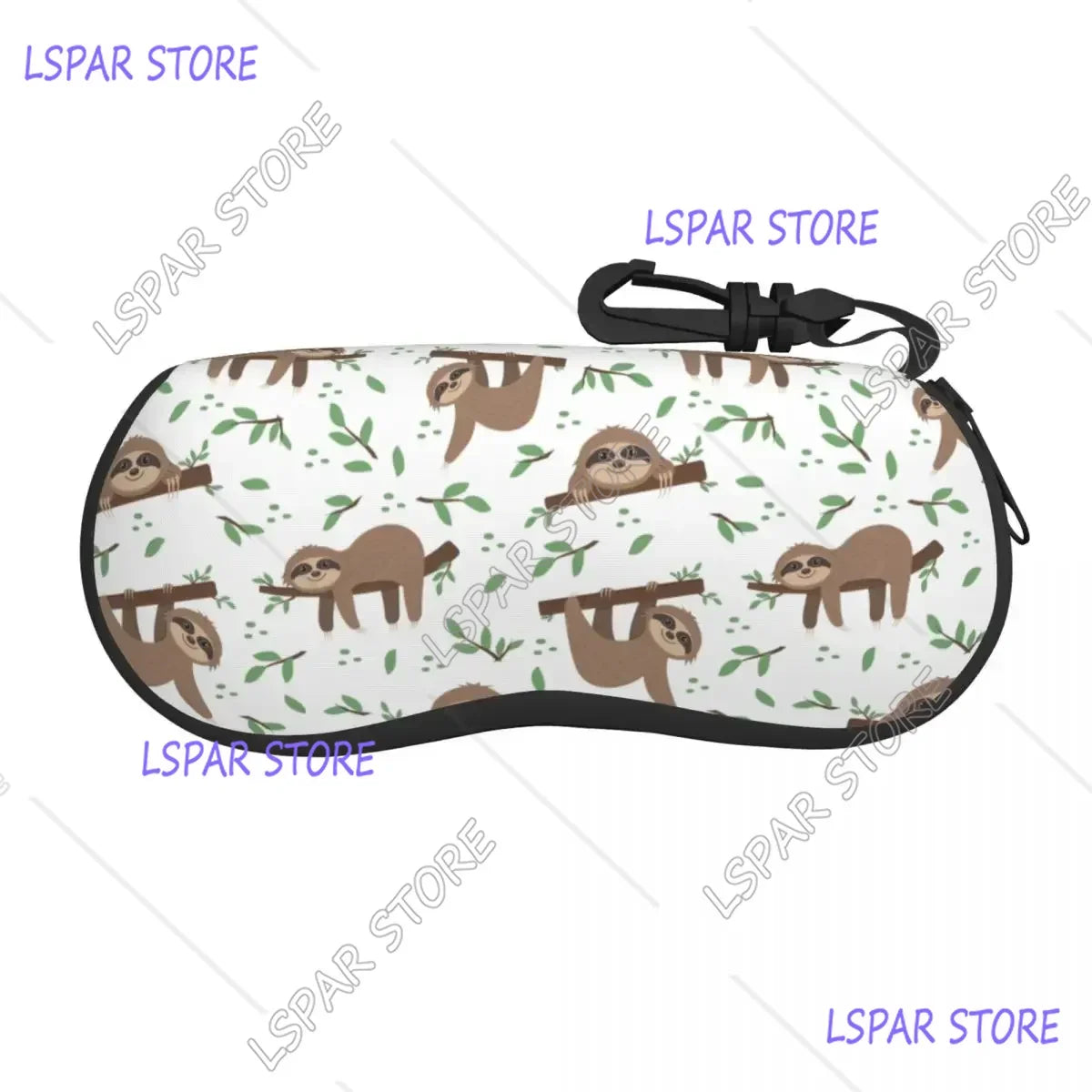 Cute Sloth Pattern Glasses Case