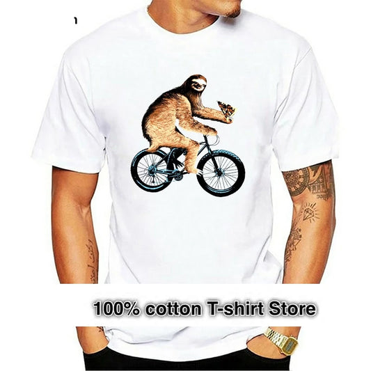Sloth Riding A Bicycle T-Shirt