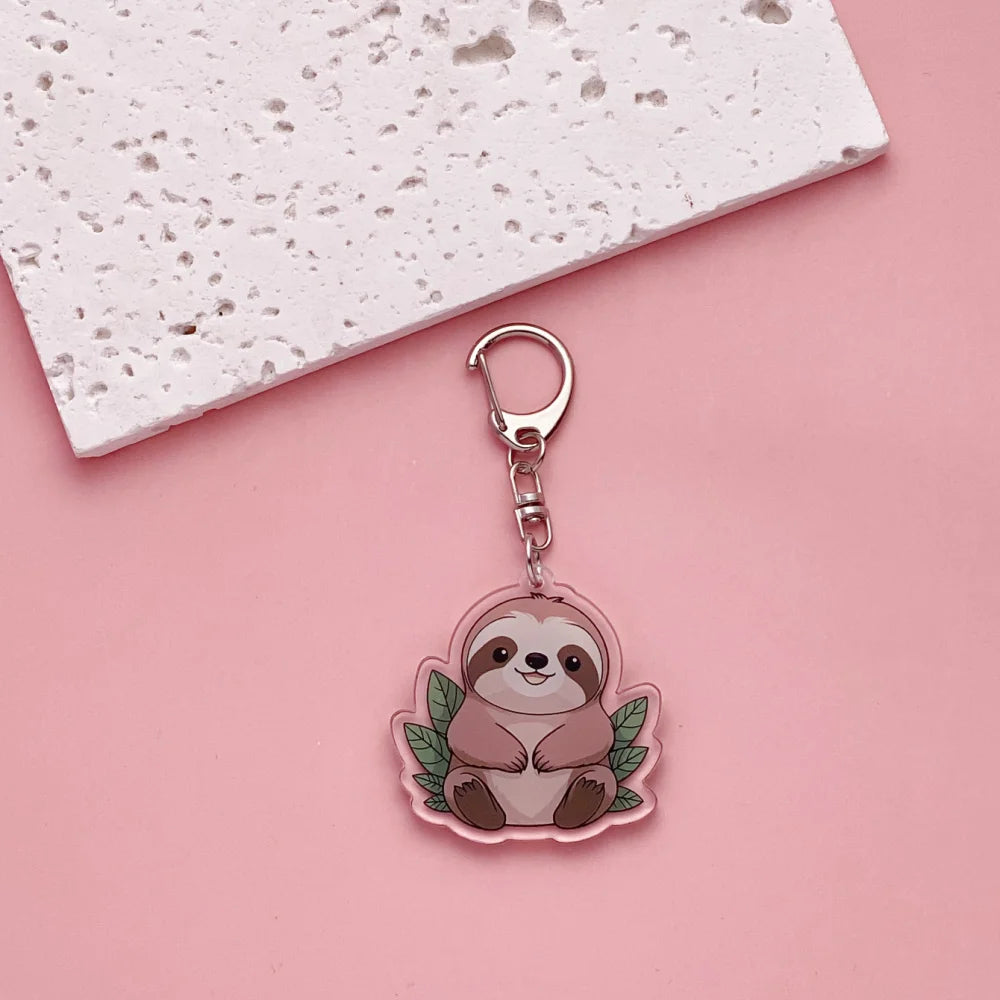 Sloth Acrylic Keychain