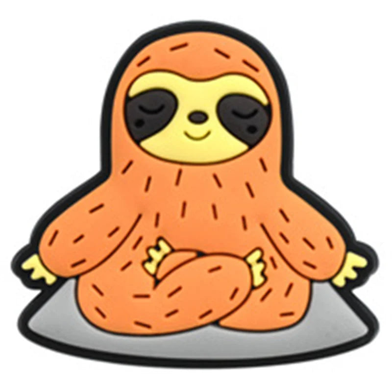 25 Piece Sloth Shoe Accessories