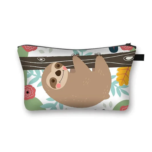 Just Hanging Sloth Cosmetic Bag