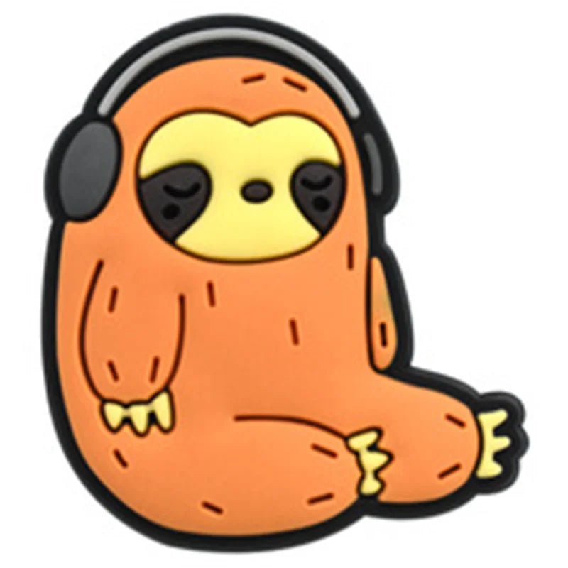 25 Piece Sloth Shoe Accessories
