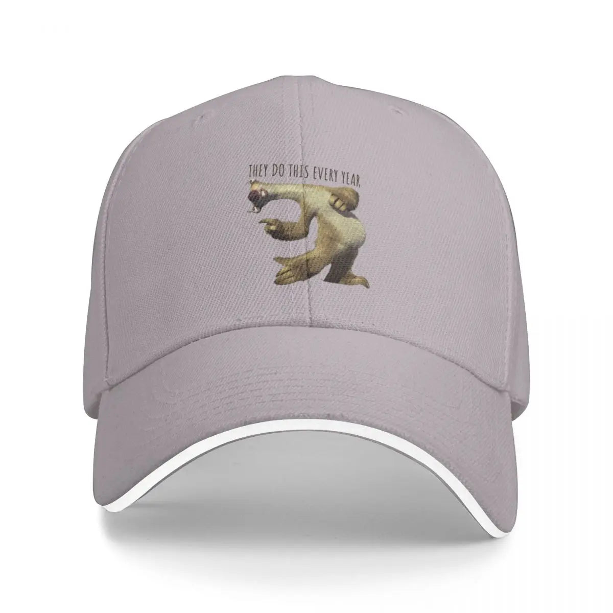 Sid They Do This Every Year Sid The Sloth Baseball Cap