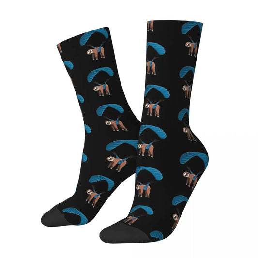 Paragliding Flying Sloth Socks