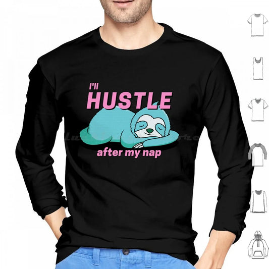 I'll Hustle After My Nap Sloth T-Shirt product photo 1