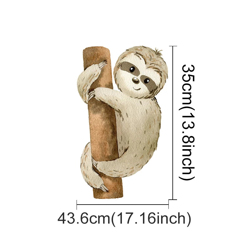 Sleepy Sloth Wall Stickers