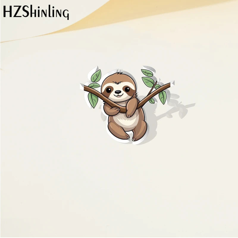 Sloth Pin Badges
