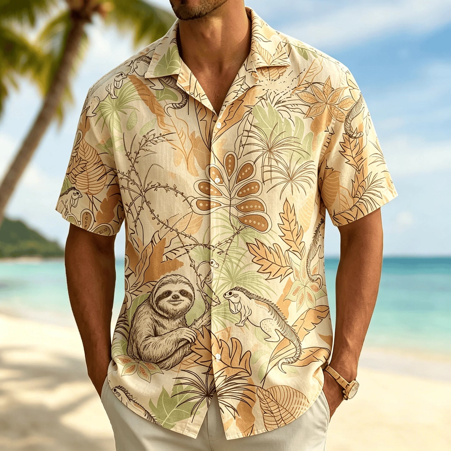 Sloth & Lizard Short Sleeve Shirt