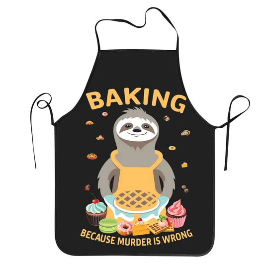 Sloth Baking Apron