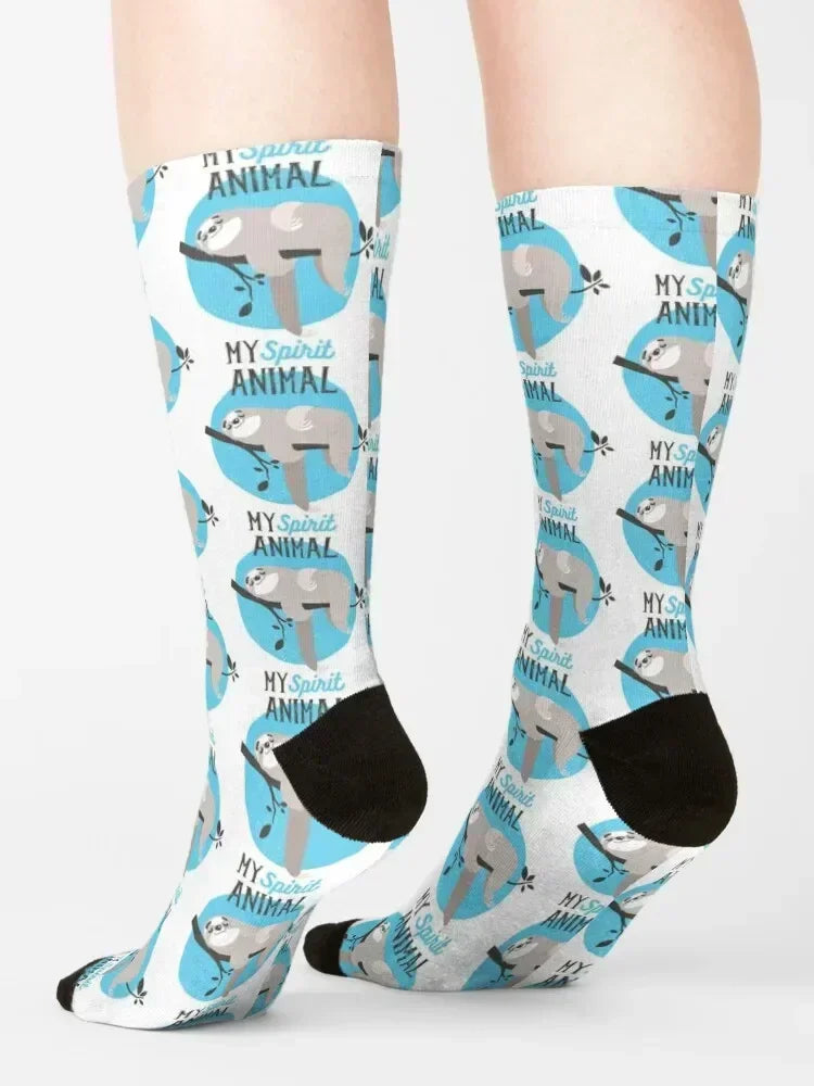 My Spirit Animal Sloth Socks