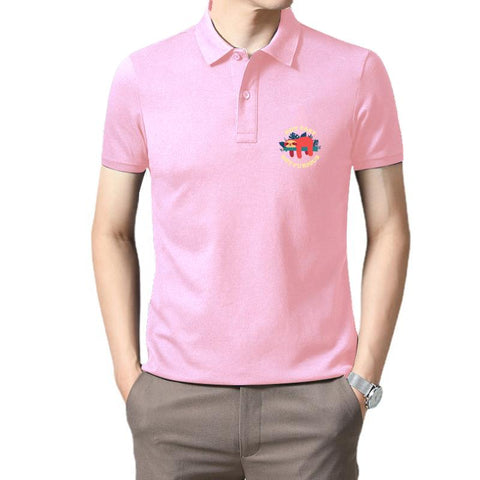 Image of Orange Sloth Polo Shirt