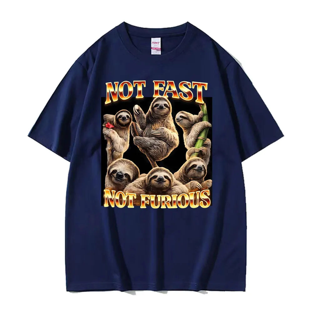 Not Fast Not Furious Sloth T-Shirt