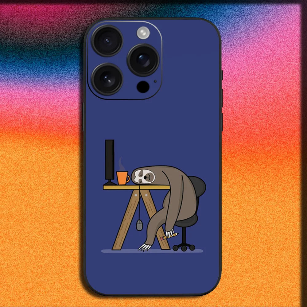 Phone Case For iPhone 16,15,14,13,12,11,Pro,XS,Max,XR,Plus,E,Mini Soft Black Cover