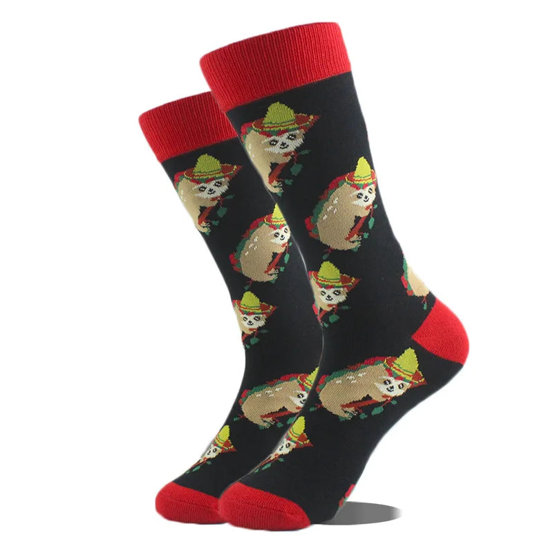 Sloth With Sombrero Pattern Socks product photo 4