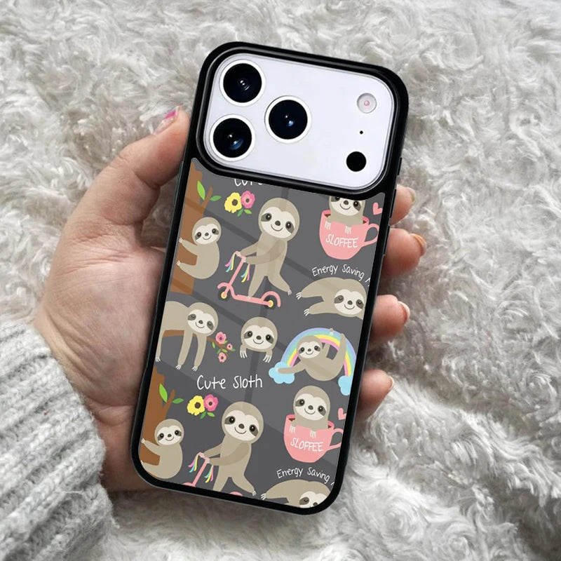Cute Sloth iPhone Case