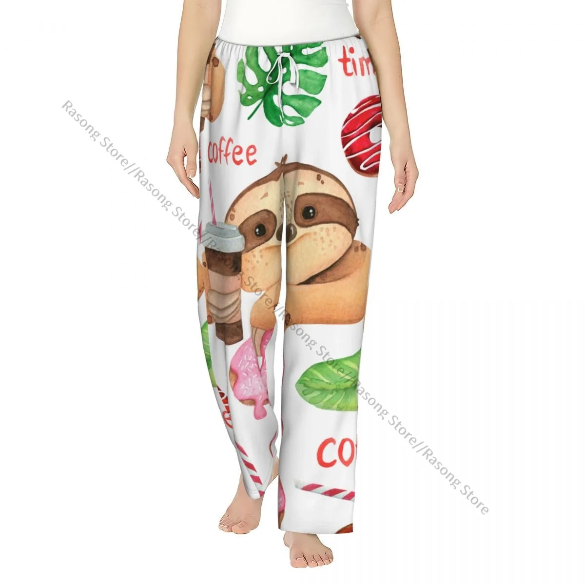 Cozy Flannel Sloth Pajama Bottoms