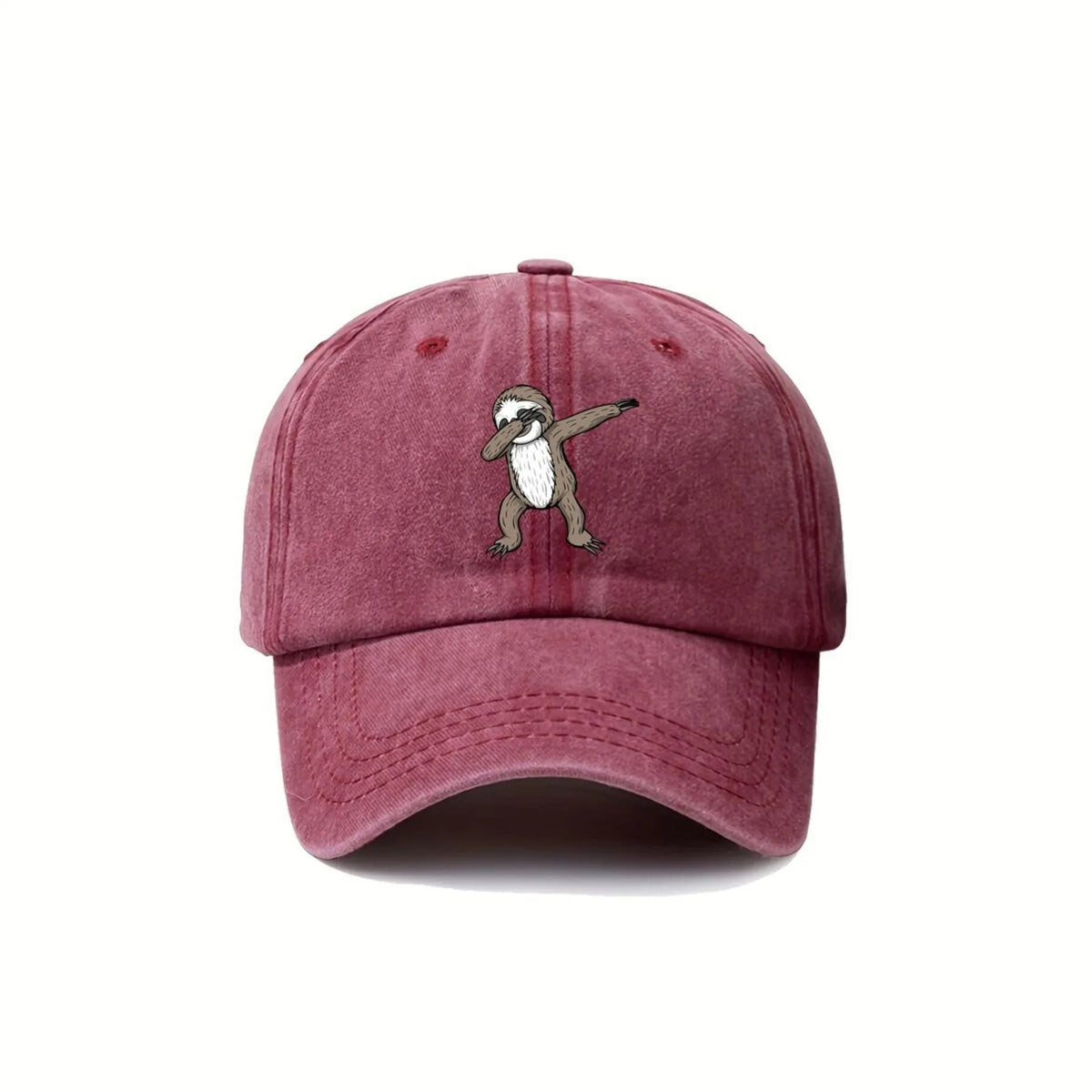 Dabbing Sloth Vintage Washed Baseball Cap product photo 8