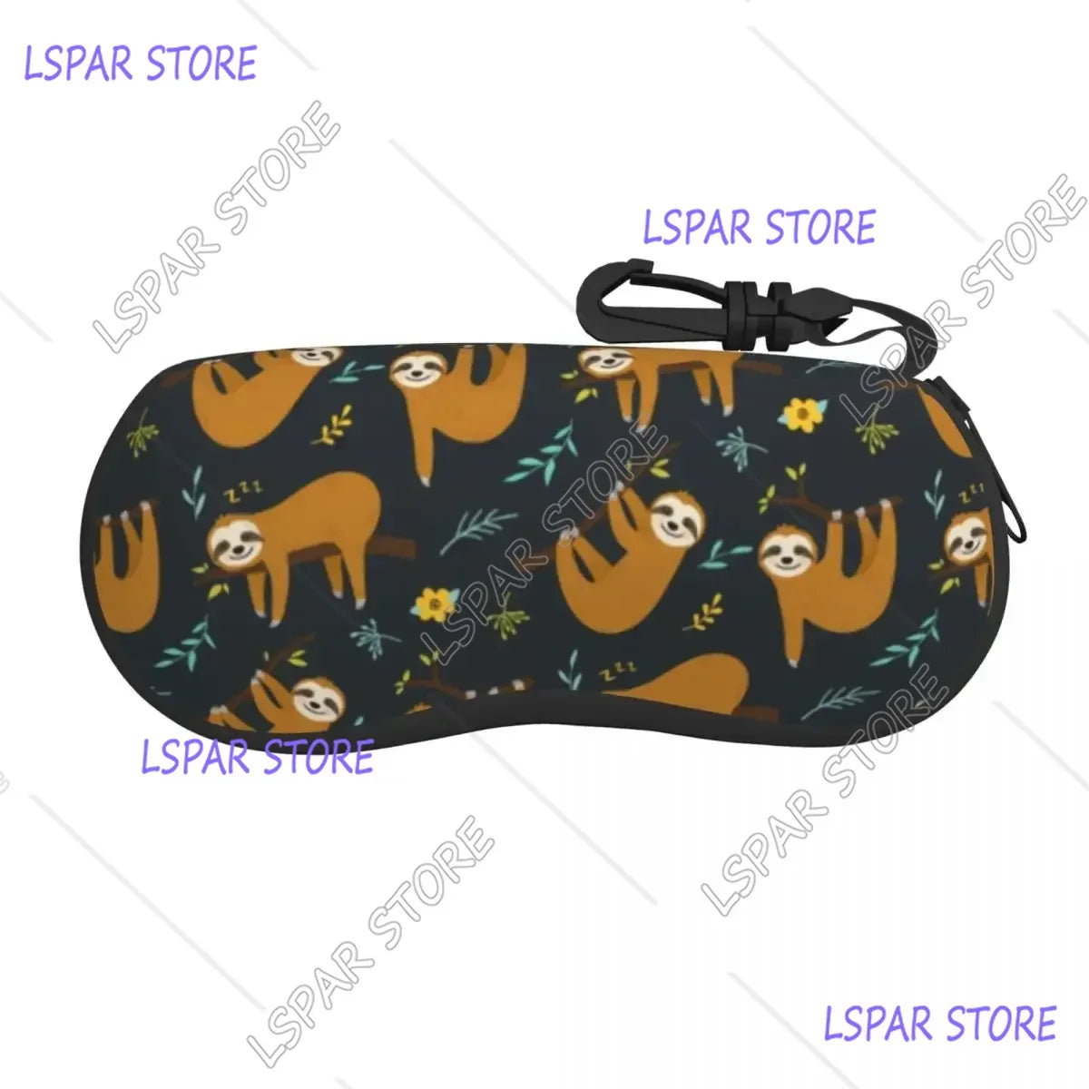 Cute Sloth Pattern Glasses Case