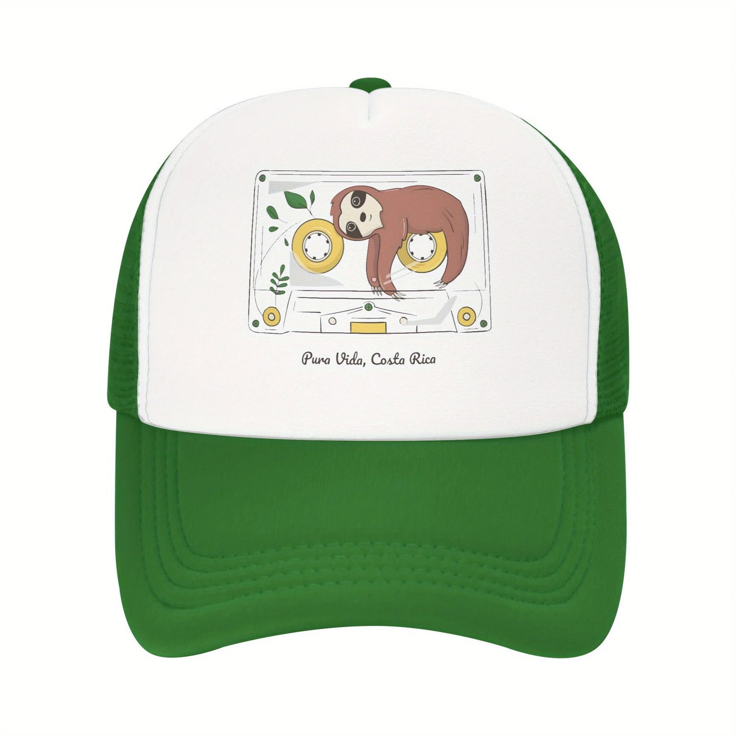 Sloth On Cassette Tape Baseball Cap