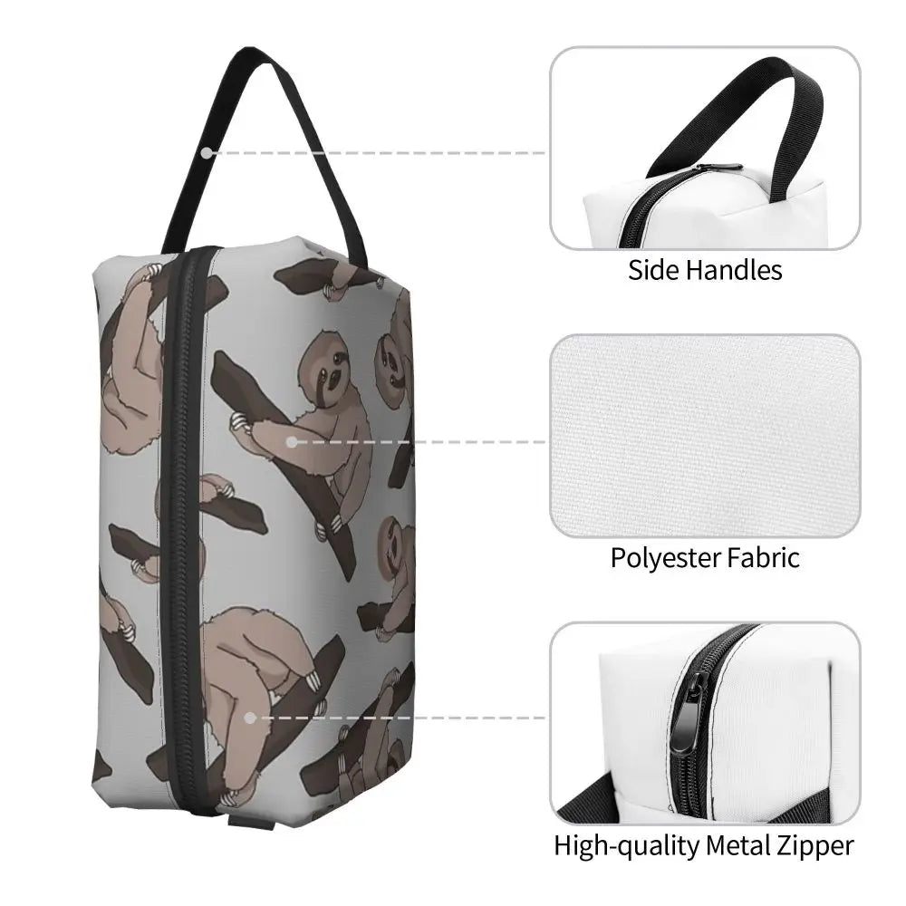 Sloth On A Branch Cosmetic Bag