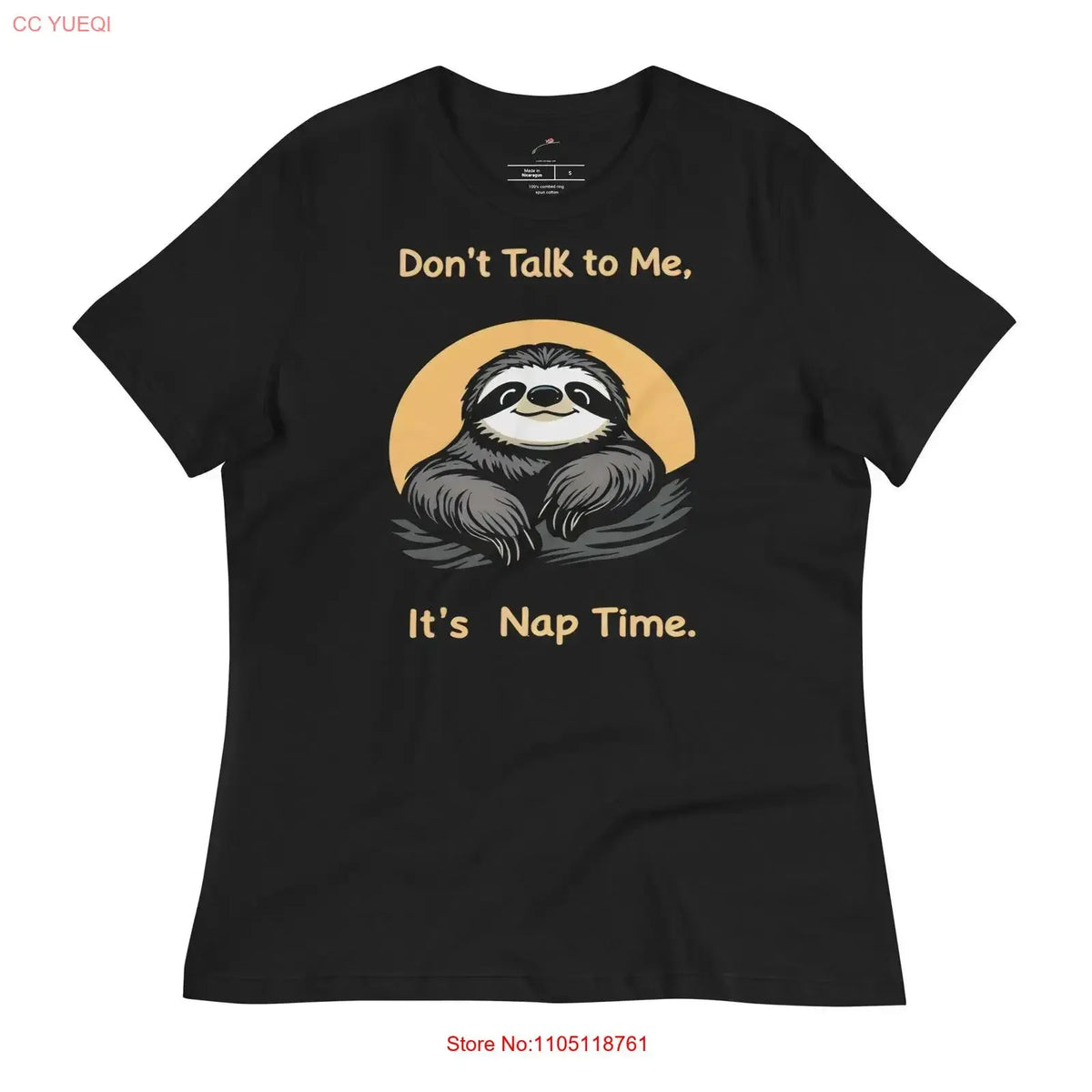 Don't Talk to Me It's Nap Time Sloth T-Shirt