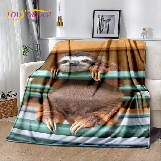 Sitting Sloth Blanket product photo