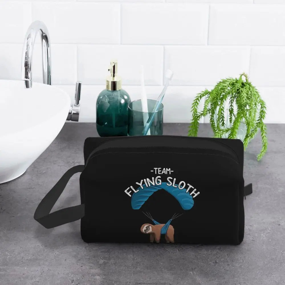 The Flying Sloth Cosmetic Bag