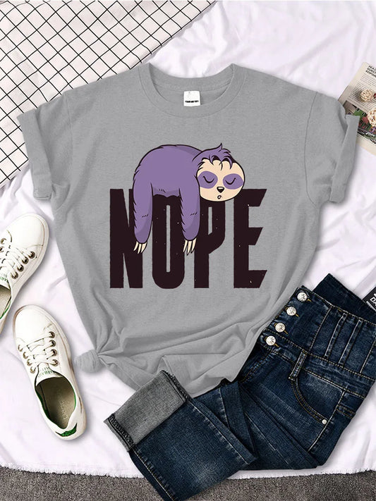 Nope Sloth T-Shirt