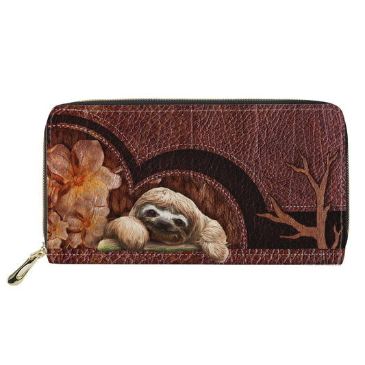 Sloth Leather Wallet