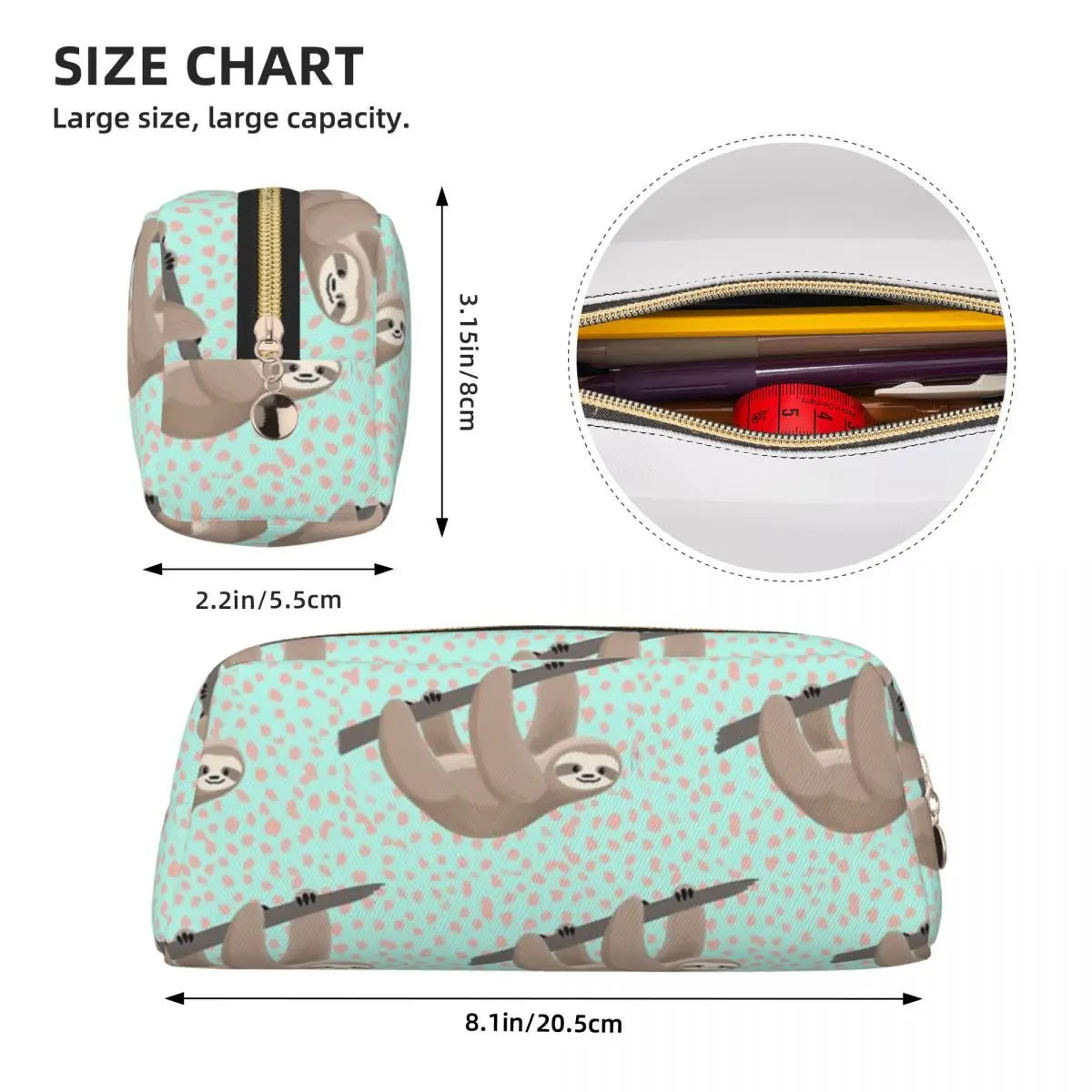 Hanging Sloth Pencil Case