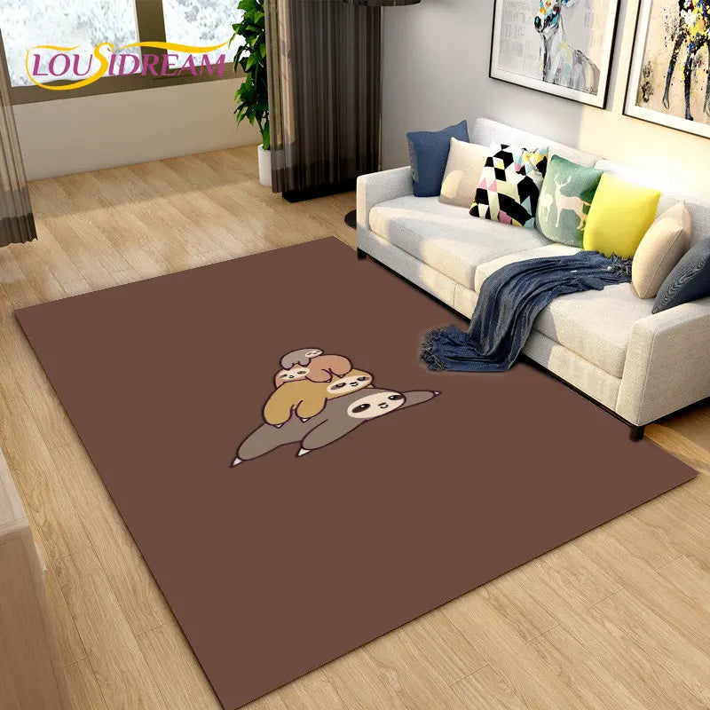 Assorted Cute Sloth Carpets